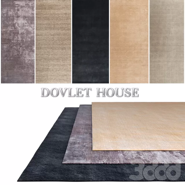Ковры DOVLET HOUSE 5 штук (part 146) – 232641