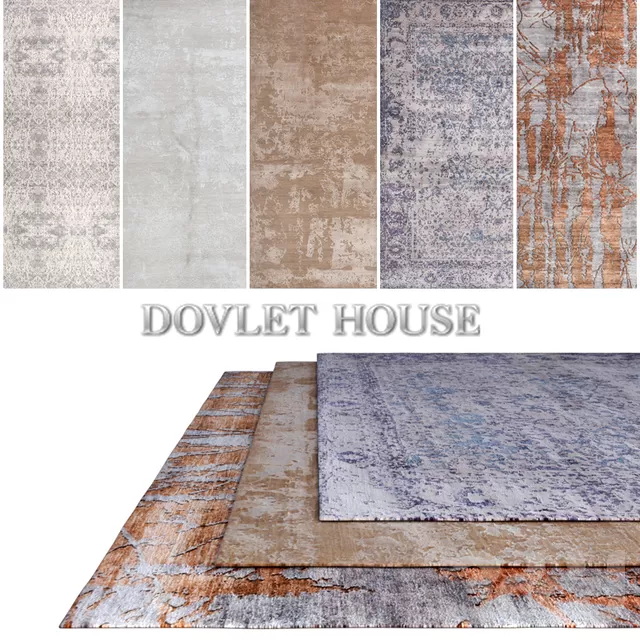 Ковры DOVLET HOUSE 5 штук (part 147) – 232643