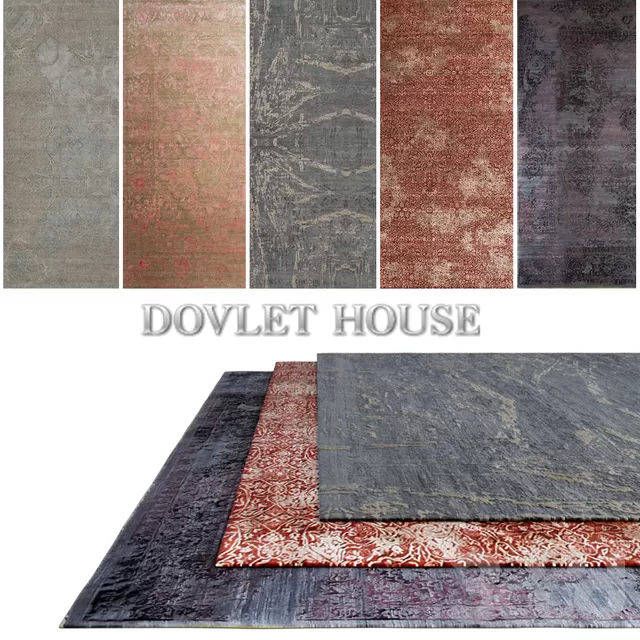 Ковры DOVLET HOUSE 5 штук (part 153) – 232657