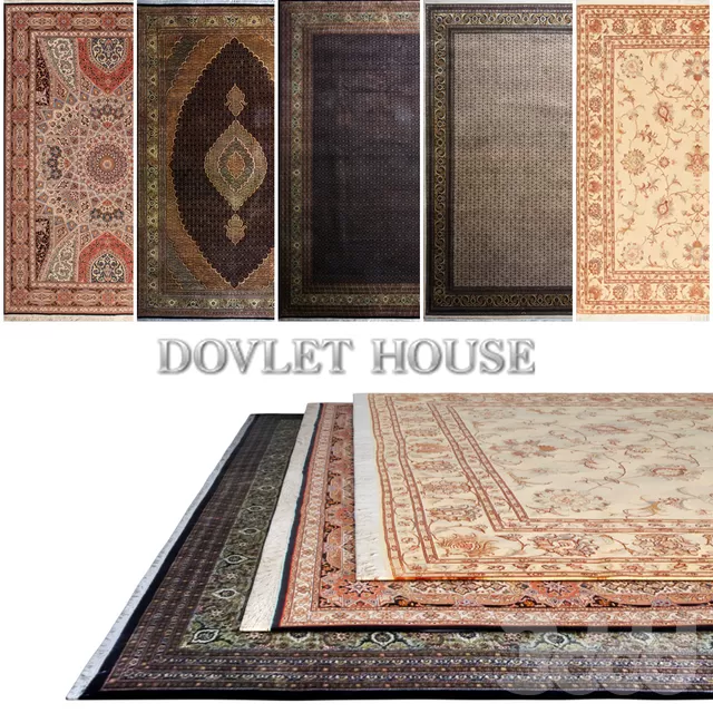 Ковры DOVLET HOUSE 5 штук (part 159) – 232669