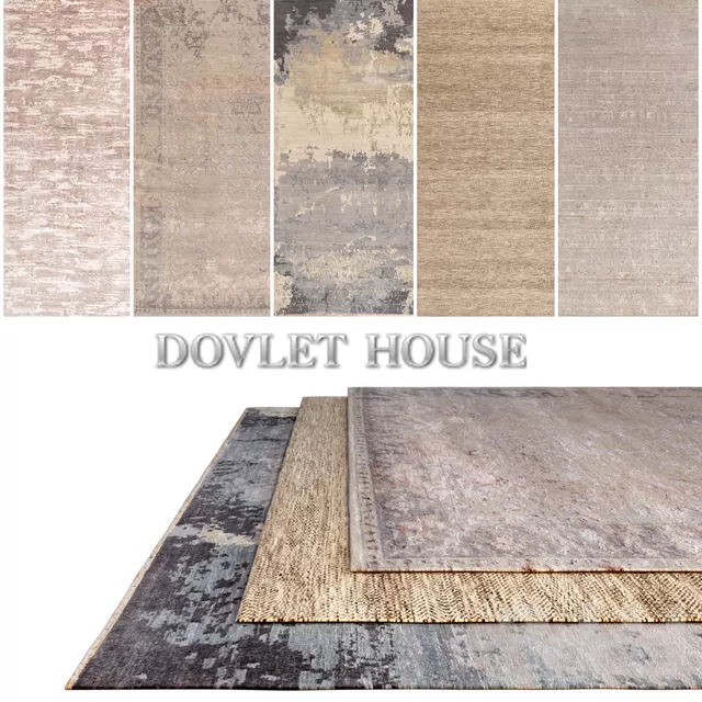 Ковры DOVLET HOUSE 5 штук (part 166) – 232685