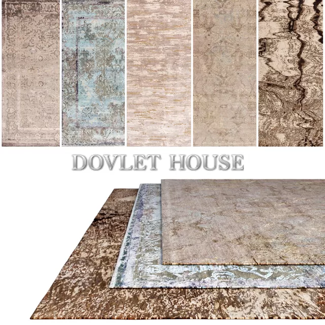 Ковры DOVLET HOUSE 5 штук (part 170) – 232691