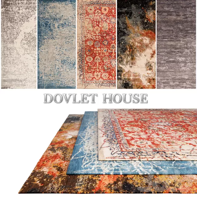Ковры DOVLET HOUSE 5 штук (part 172) – 232695
