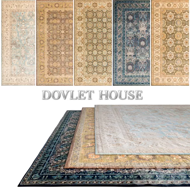 Ковры DOVLET HOUSE 5 штук (part 178) – 232707