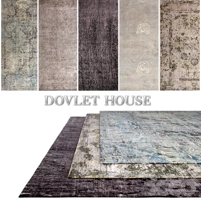 Ковры DOVLET HOUSE 5 штук (part 181) – 232715