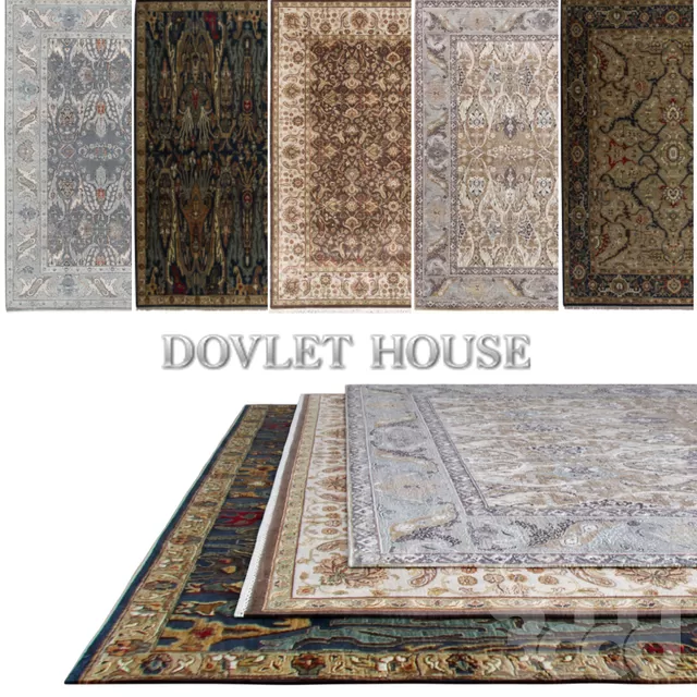 Ковры DOVLET HOUSE 5 штук (part 44) – 232775