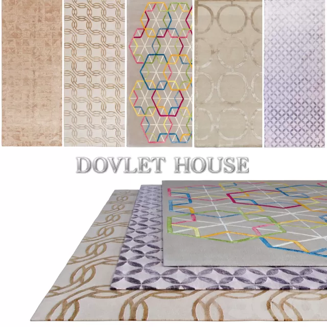 Ковры DOVLET HOUSE 5 штук (part 47) – 232781