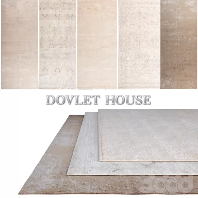 Ковры DOVLET HOUSE 5 штук (part 55) – 232799