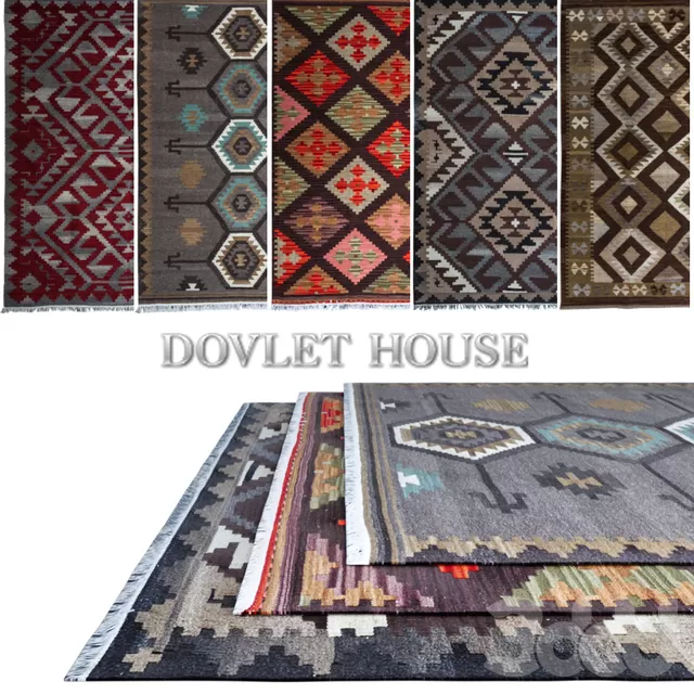 Ковры DOVLET HOUSE 5 штук (part 60) – 232811