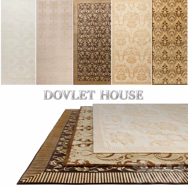 Ковры DOVLET HOUSE 5 штук (part 73) – 232839