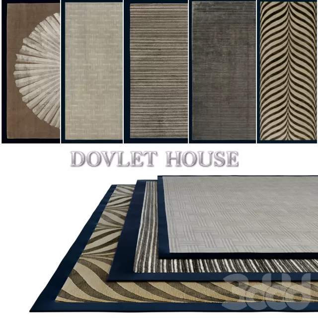 Ковры DOVLET HOUSE 5 штук (part 92) – 232875
