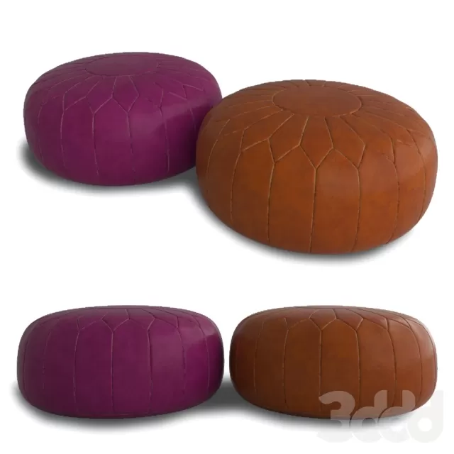 кожаный пуф – 232913