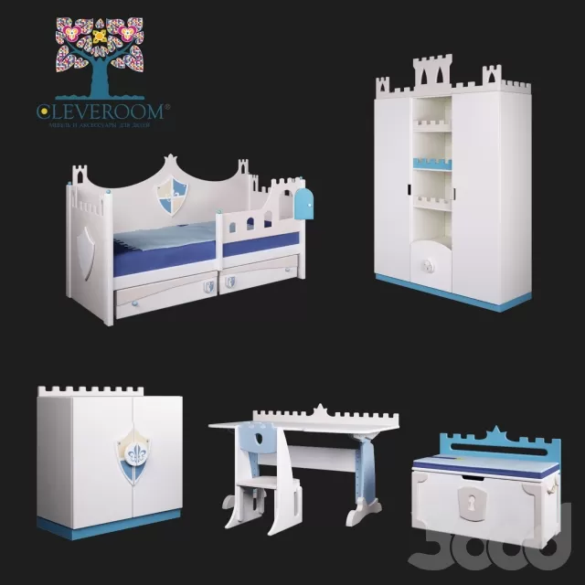 Коллекция детской мебели Рыцари от CLEVEROOM – 232963