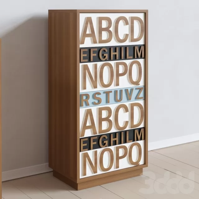 Комод Alphabeto Birch – 233007