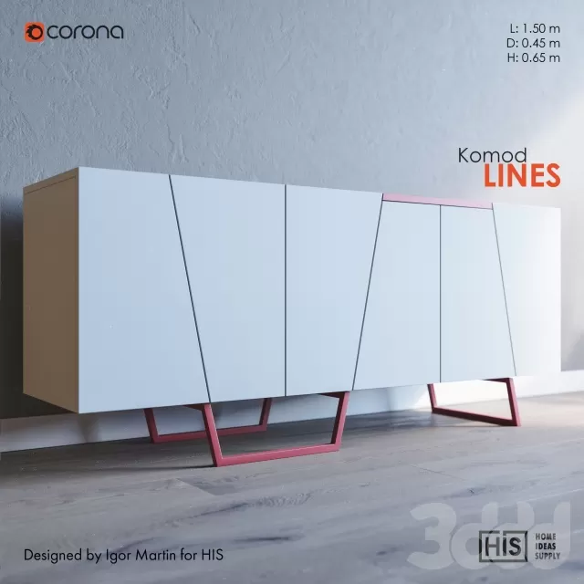 Комод Lines – 233119