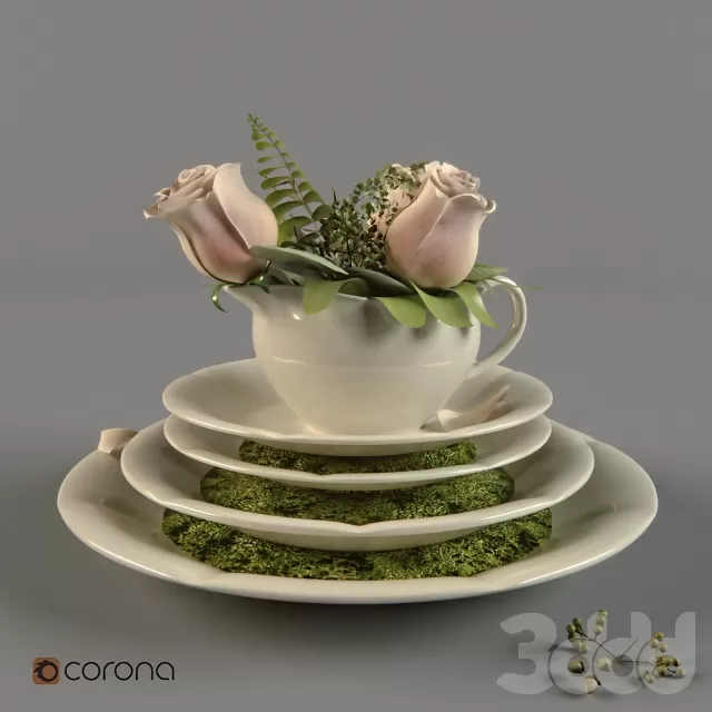 Композиция из роз – 233289