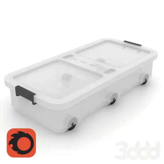 Коробка на колесиках – 233451