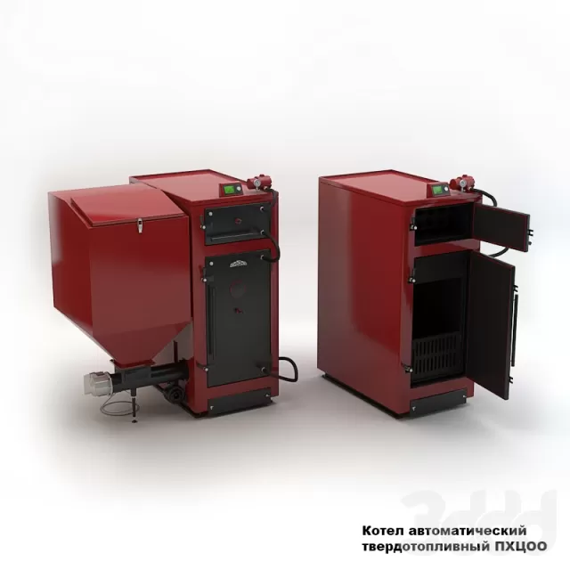 Котел твердотопливный автоматический ПХЦОО – 233477