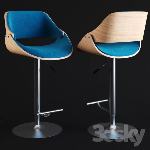 3DSKYMODEL – Chair – Stool – 1497