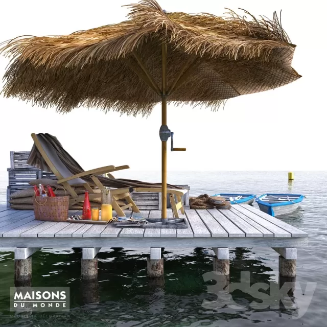 3DSKYMODEL – Chair – Stool – 1502