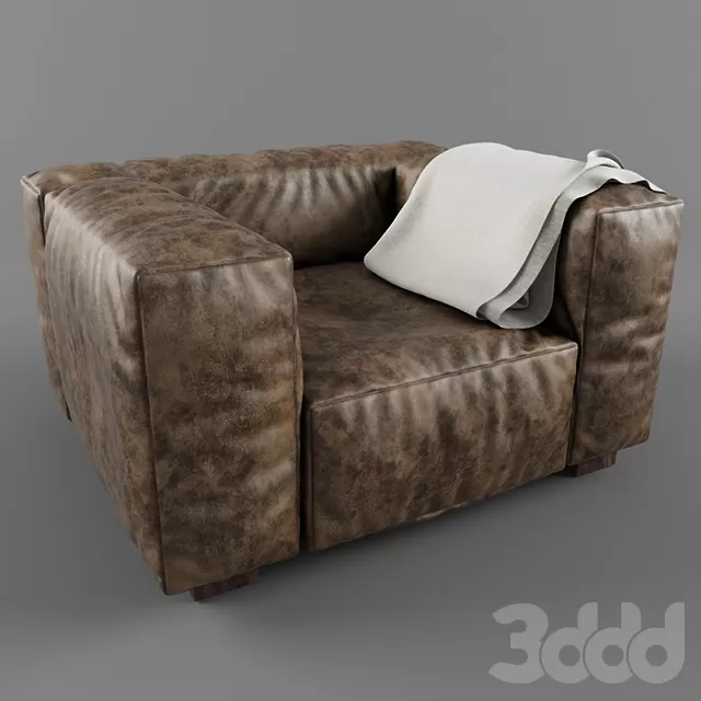 Кресло из старой кожи – 233887