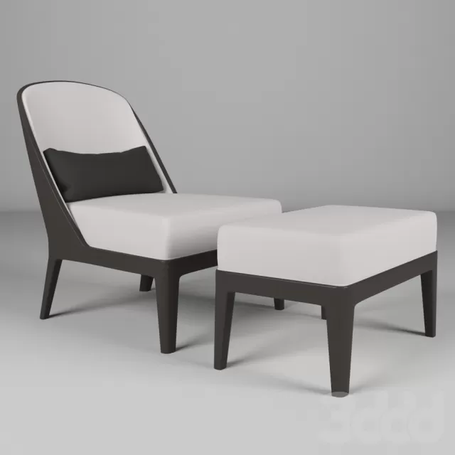 Кресло с пуфиком – 233937