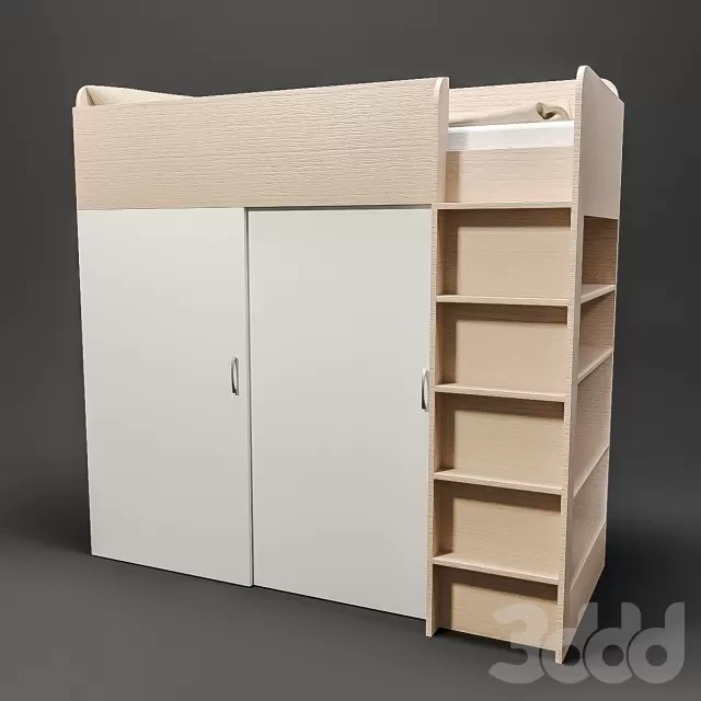 Кровать детская двухъярусная – 234107