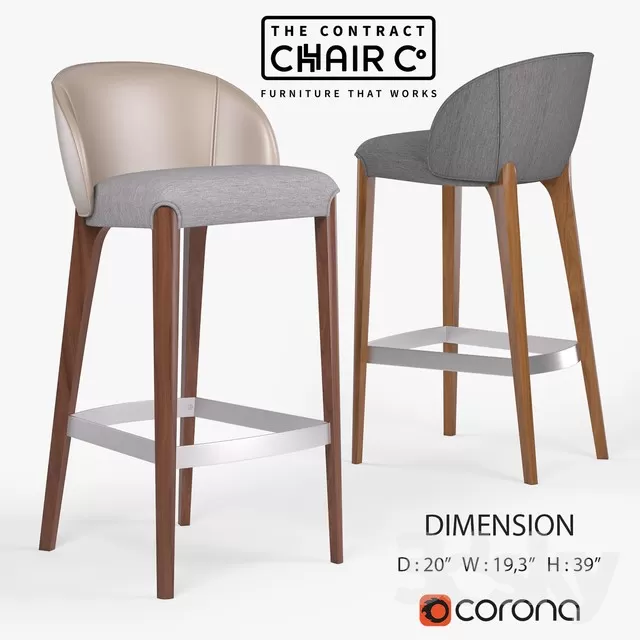 3DSKYMODEL – Chair – Stool – 1527