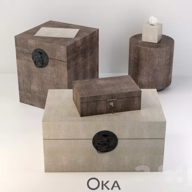 лофтовый декор-мебель oka FAUX SHAGREEN – 234595