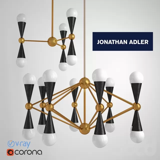 ЛЮСТРА CARACAS CHANDELIERJONATHAN ADLER – 234677