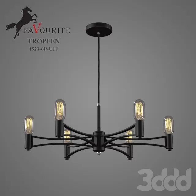 Люстра Favourite Tropfen 1523-6P-U1F – 234715
