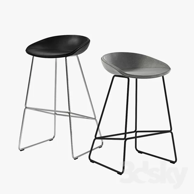 3DSKYMODEL – Chair – Stool – 1558