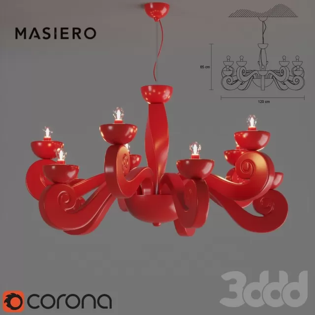 Люстра Masiero BOTERO S5+5 – 234775