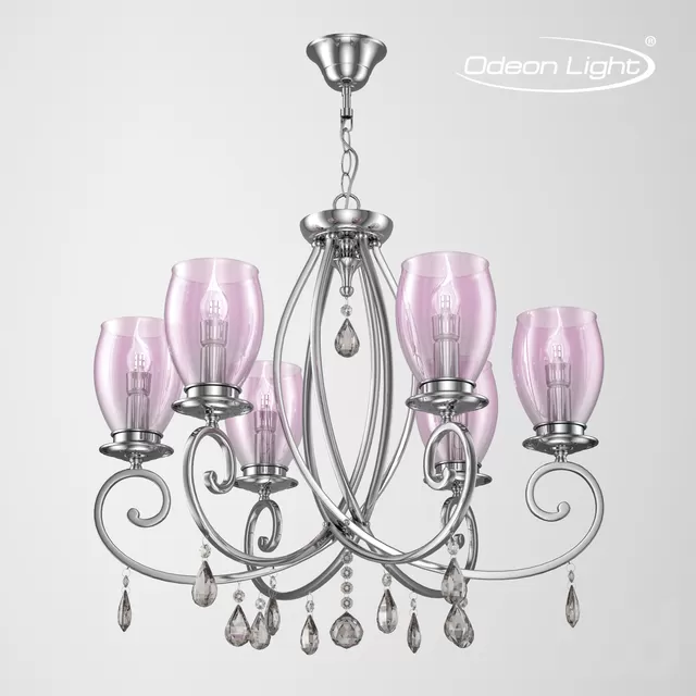 Люстра ODEON LIGHT 3923 6 MAGENTA – 234901