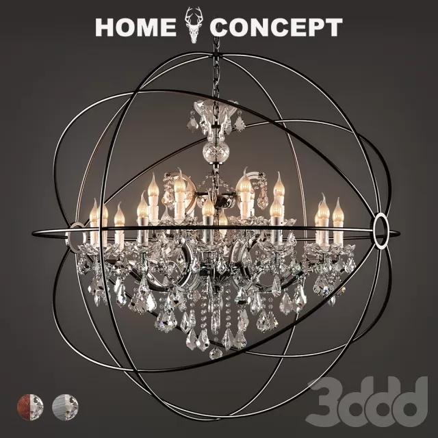 Люстра Хрустальная с гироскопом средняяGyro Crystal Chandelier Medium – 235233