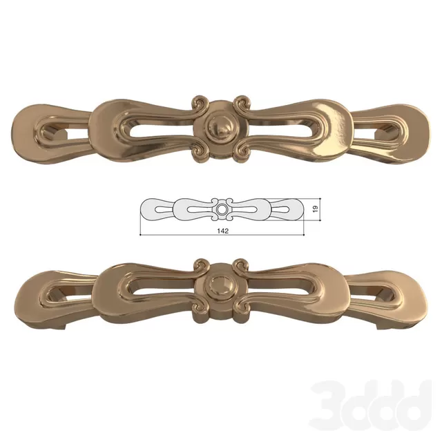 Мебельная ручка-скоба – 235383