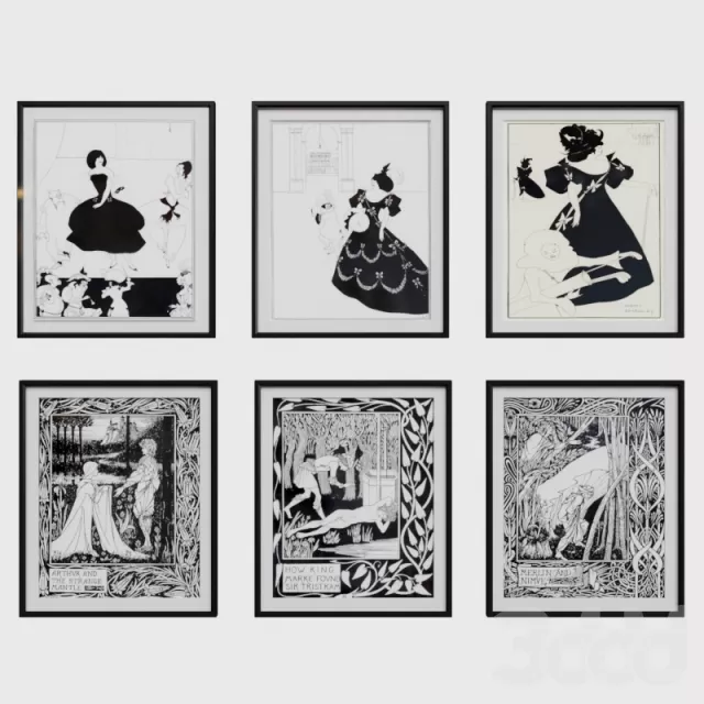 Набор графики. Обри Бердслей. Часть 1 – 235701