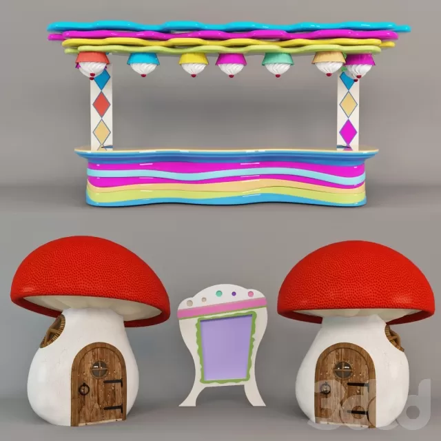 Набор елементов для детского развлекательного центра – 235731