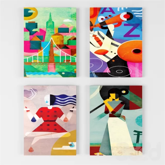 Набор картин AQ studio – 235761