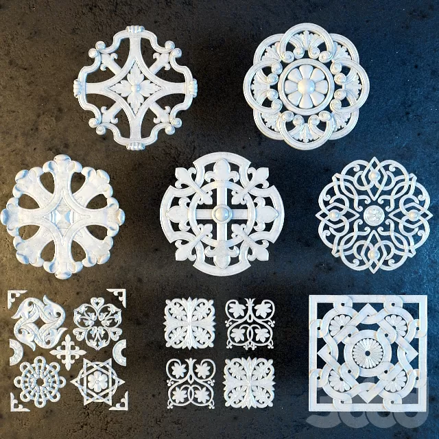 Набор орнаментов в венецианском стиле – 235811