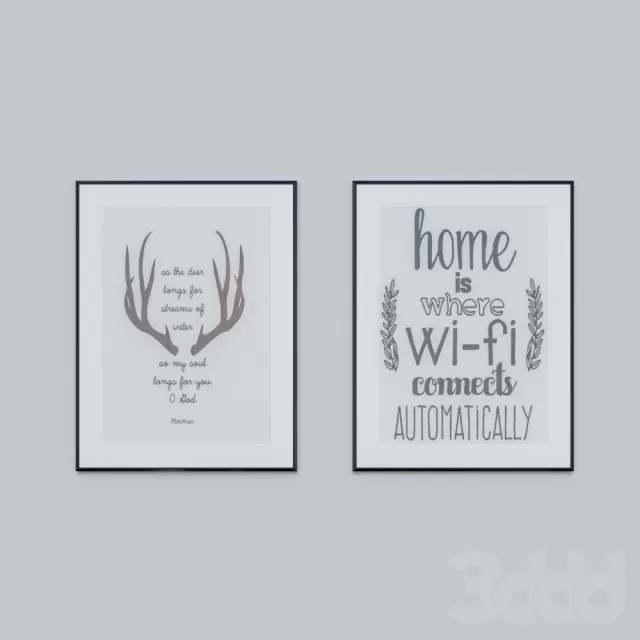 Набор постеров – 235825