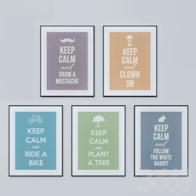 Набор постеров keep calm – 235827