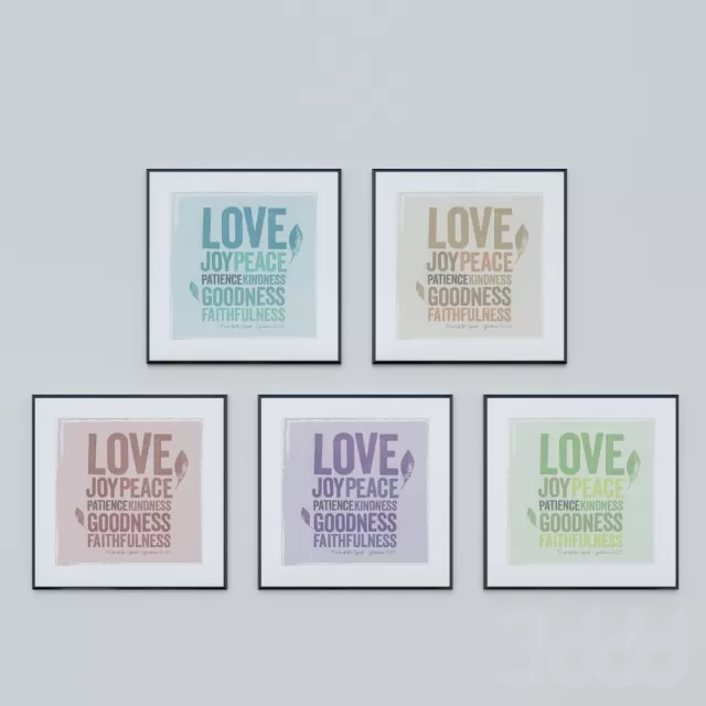 Набор постеров Love_2 – 235831