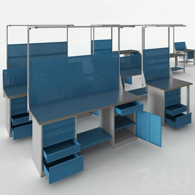 набор слесарных верстаков – 235859