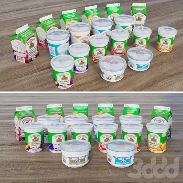 Набор упаковки молочной продукции – 235869