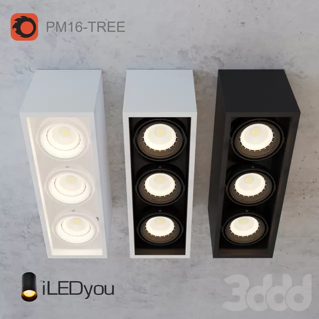 Накладной светильник CUB-TREE 3×8 Вт – 235901