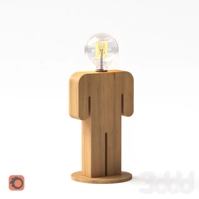 Настольная лампа WOODEN BOY – 236145