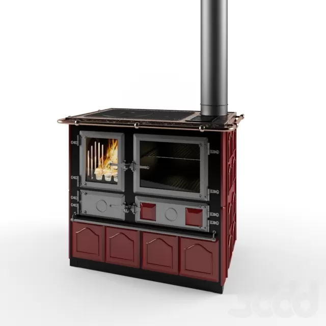 Отопительная-варочная печь Rosa Maiolica – 236431