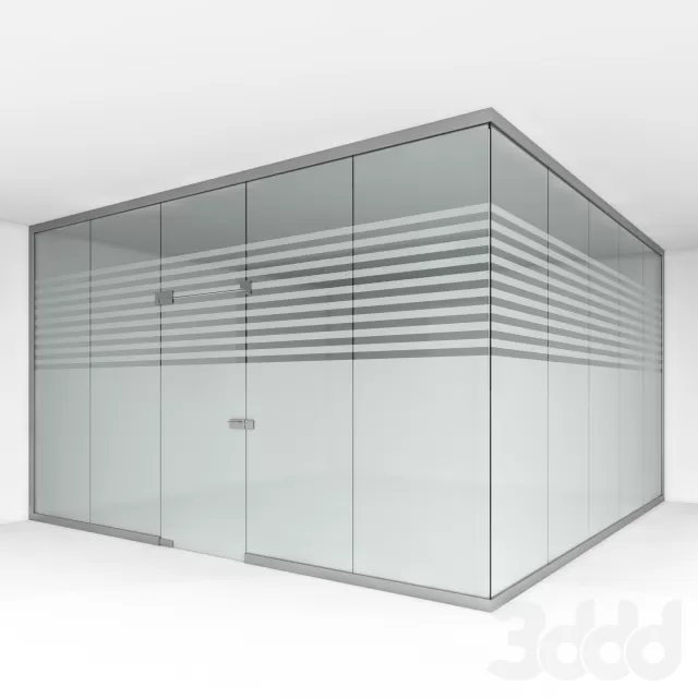 Офисная стеклянная перегородка 1 – 236457