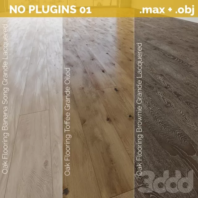 Паркет Barlinek Oak (Дуб) – 3 видов (No Plugins) – 236551